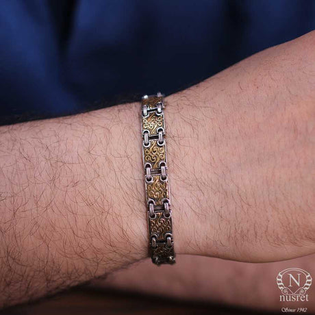 Premium 925 Sterling Silver Bronze Antique Design Bracelet