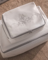 Polypropylene Storage Organizers - Floral Pattern 2-Piece Set