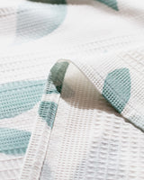 Piqué King Size en Coton Lyocell - Design Imprimé Doux et Respirant