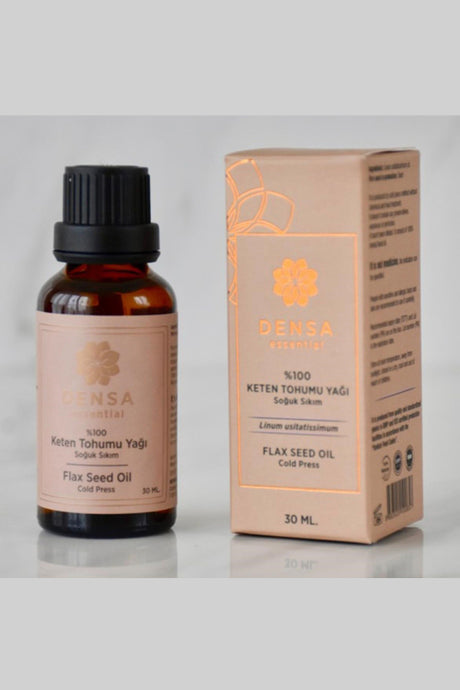 100% Pure Cold Pressed Flaxseed Oil - Skin Repair & Nourishing Care