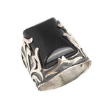 Premium 925 Sterling Silver Black Onyx Men's Ring