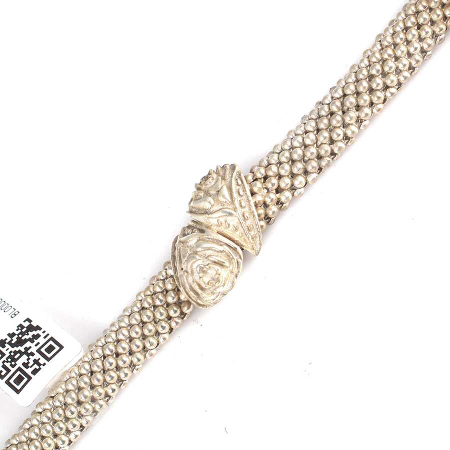 925 Sterling Silver Jessica Chain Rose Bracelet - Elegant Floral Design