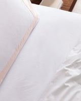 100% Cotton King Size Duvet Cover Set - Soft Two-Tone Comfort