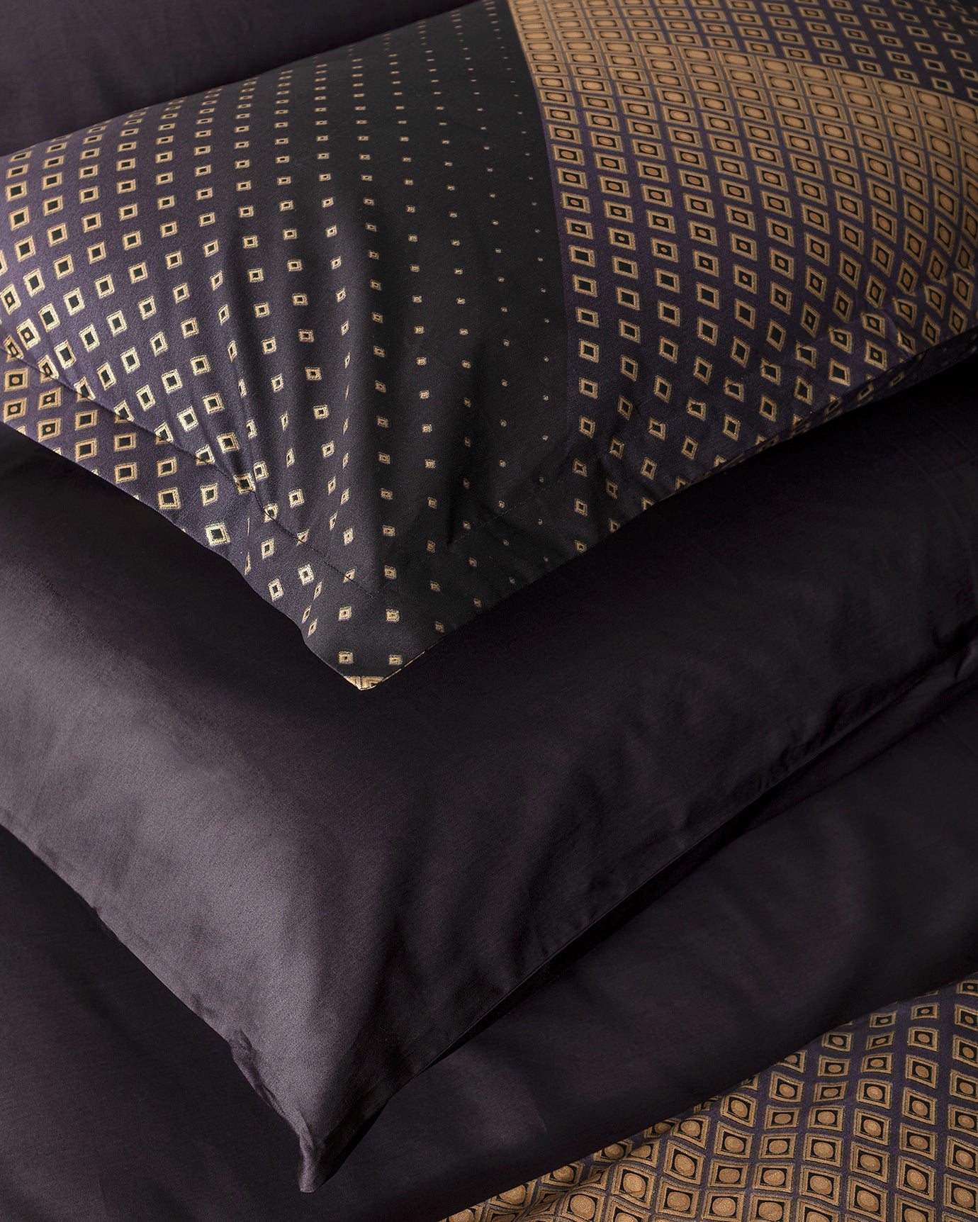 100% Cotton Sateen Double Duvet Cover Set - Aleon Printed