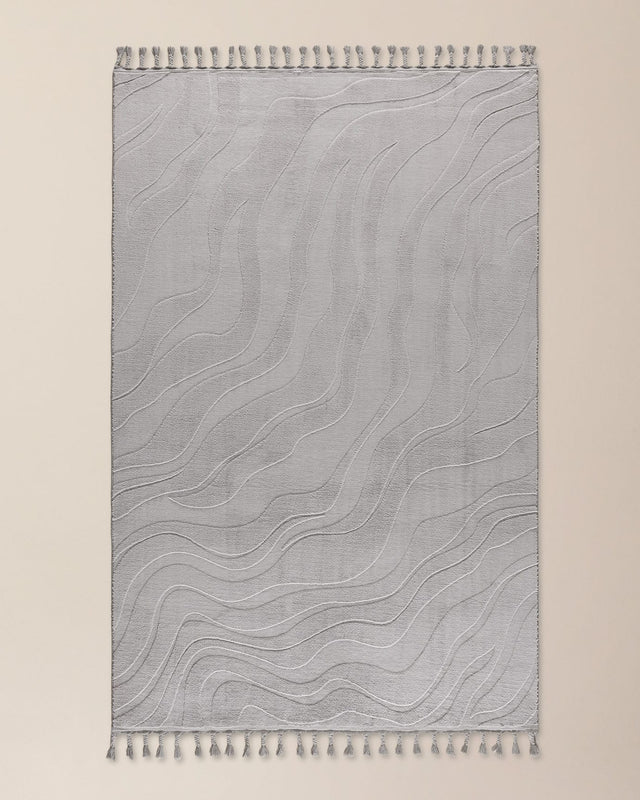Modern Embossed Area Rug - Soft & Durable Floor Decor