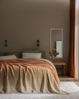 100% Cotton Double Bedspread - Soft Weave Comfort