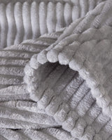 Plush Welsoft Single Polyester Blanket Grey