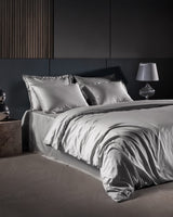 Thalie Double 100% Cotton Striped Sateen Duvet Cover Set - 300TC