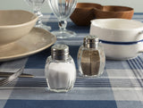 Glass & Metal 2-Piece Shaker Set - Contemporary Dining Accent