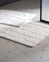Cotton Blend 2-Piece Bath Mat Set - Soft & Absorbent Design