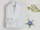 Cotton Women's Bathrobe - Textured Design
