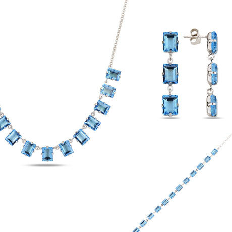 Exquisite Jewelry Set - Modern Elegance & Coordinated Brilliance