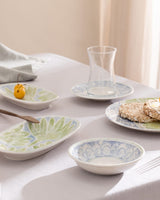 New Bone Porcelain 26-Piece Breakfast Set - Modern Manon Style