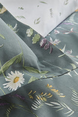 Evergreen Double Duvet Cover Set - 100% Cotton, 200x220cm