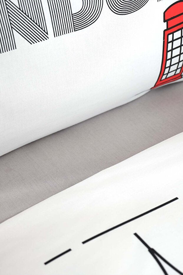 Young London 100% Cotton Single Duvet Cover Set