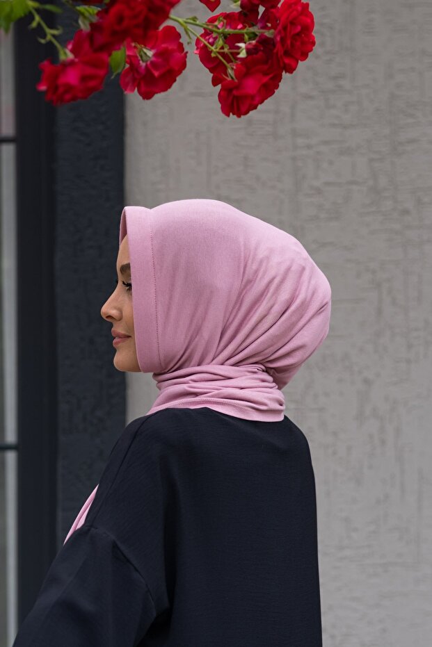 Ready-to-Wear Jersey Shawl - Easy-Style Rose Pink