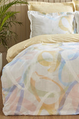Favora Double Duvet Cover Set - Multicolor, 100% Cotton