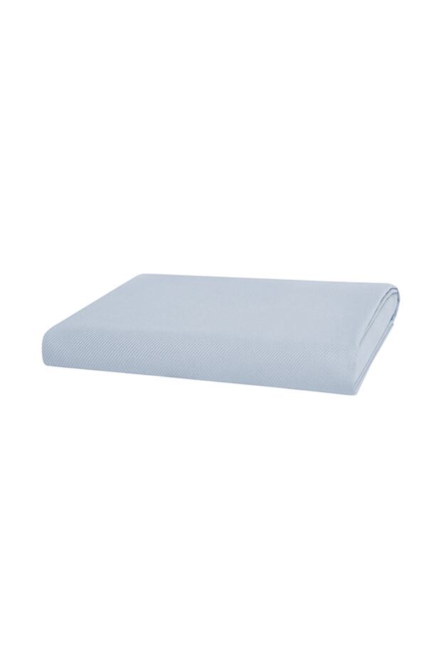 Anders Double Bamboo Cotton Pike - Soft & Breathable Light Blue