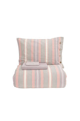 Arlo Terracotta Double Duvet Cover Set - 4 Pieces