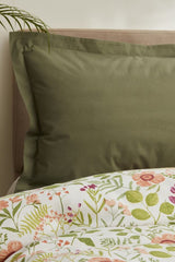 Single Floral Quilt Set - 160x220 cm, 100% Cotton