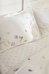 Jody Double Floral Pique Bed Set - 100% Cotton