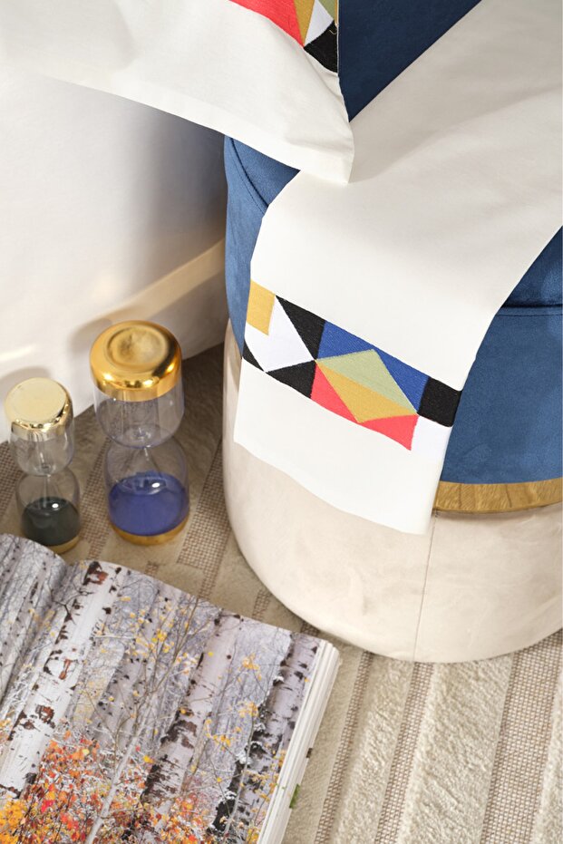 Cedric Multi Double Duvet Cover Set - 100% Cotton Comfort