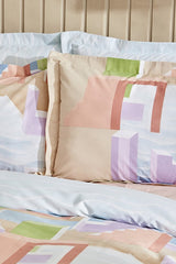 Semblance Double Duvet Cover Set - 100% Cotton, Multicolor