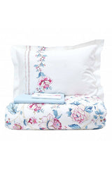 Ilena Fuchsia 100% Cotton Double Duvet Cover Set