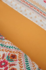 Carmenta Double Duvet Cover Set - 100% Cotton Floral