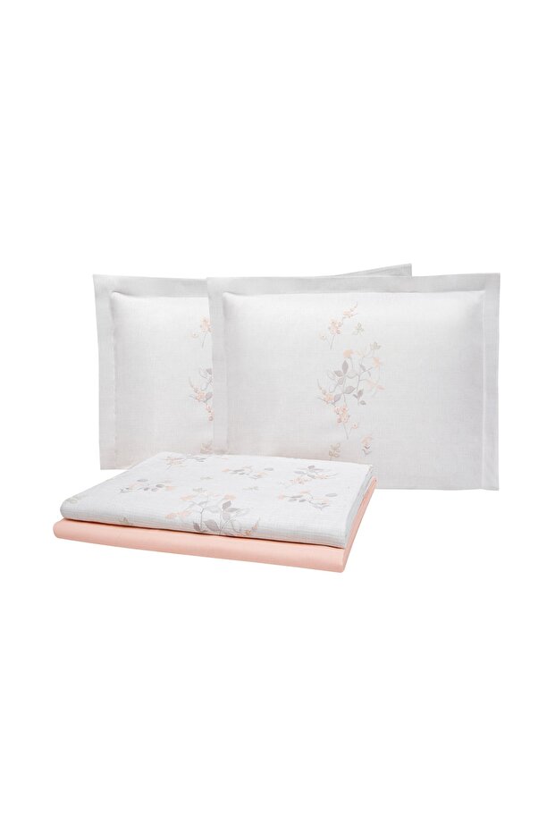 Ember Single Pique Set - Powder Pink, 3-Piece 100% Cotton