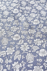 Celerina Blue 100% Cotton Single Duvet Cover Set