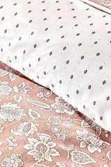 Celerina Pink 100% Cotton Single Duvet Cover Set