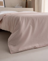 Manon King Size 100% Cotton Ranforce Duvet Cover - Powder Pink