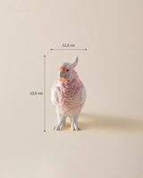 Elegant Dusty Pink Decorative Figurine - Modern Home Accent