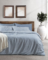 Cotton Blend Jacquard - Double Duvet Cover Set
