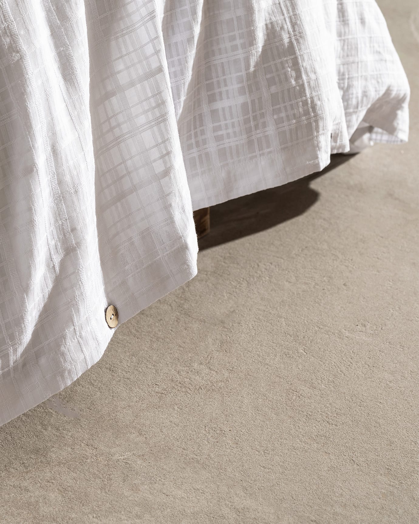 100% Cotton King Size Duvet Cover Set - Lumiere Armure Weave