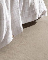 100% Cotton King Size Duvet Cover Set - Lumiere Armure Weave