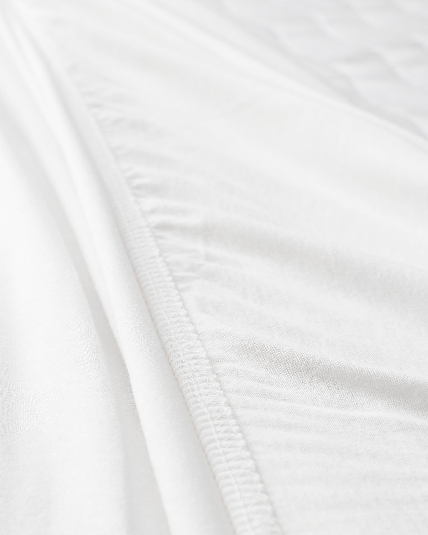 Twin Fitted Sheet, 100% Combed Cotton Jersey, Ultra Soft & Breathable