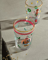 Clear Glass 4-Piece Beverage Set - Luminous Everyday Elegance