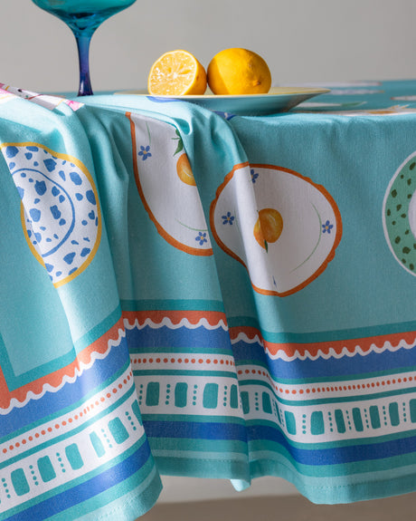 Polycotton Tablecloth - Souane Design for Elegant Home Dining