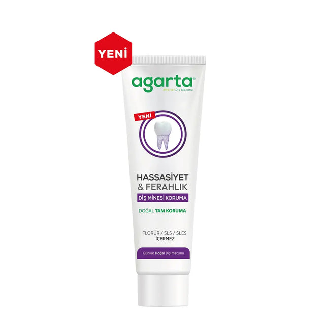 Natural Sensitive Teeth Toothpaste - Fluoride-Free & Fresh Breath Formula