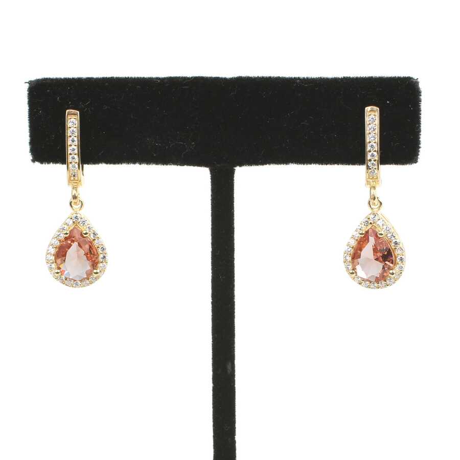 925 Sterling Silver Teardrop Zultanite Earrings - Color Change Gemstone