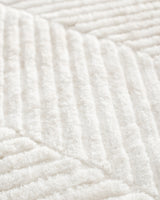 Polyester Area Rug - Soft Ecru Weave