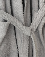 100% Cotton Jacquard Unisex Bathrobe - Soft & Absorbent Comfort