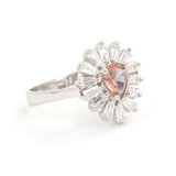 Premium Sterling Silver Zultanite Baguette Ring