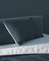 100% Cotton Double Duvet Cover Set - Printed Sateen Weave