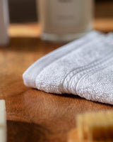 100% Cotton 2-Piece Hand Towel Set - Soft Dobby Weave