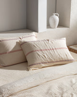 100% Cotton Double Duvet Set - Muslin Yarn-Dyed