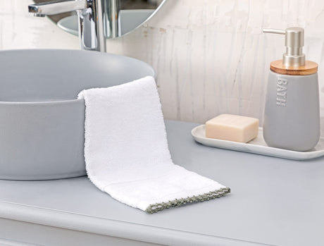 Soft Crocheted Hand Towel | Decorative Bathroom Accent