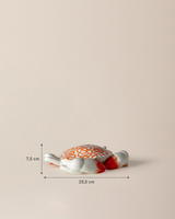 Artistic Resin Figurine - Cabaret Inspired Orange & White Accent